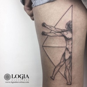 tatuaje-muslo-da-vinci-logiabarcelona-ana-godoy     